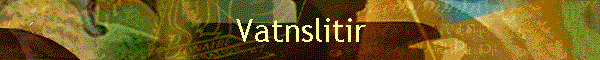 Vatnslitir